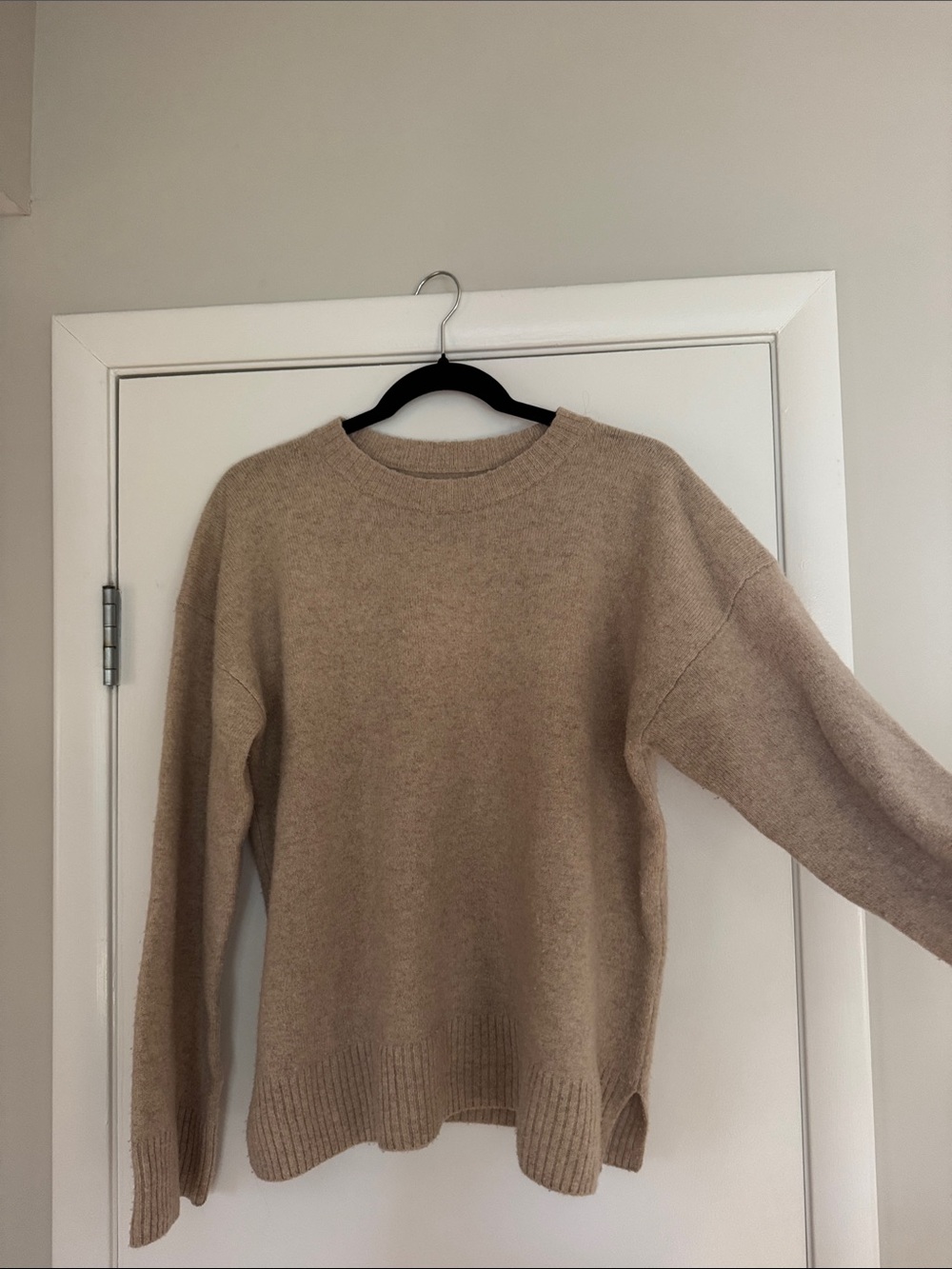 Reformation Crewneck Women's Sweater in Tan